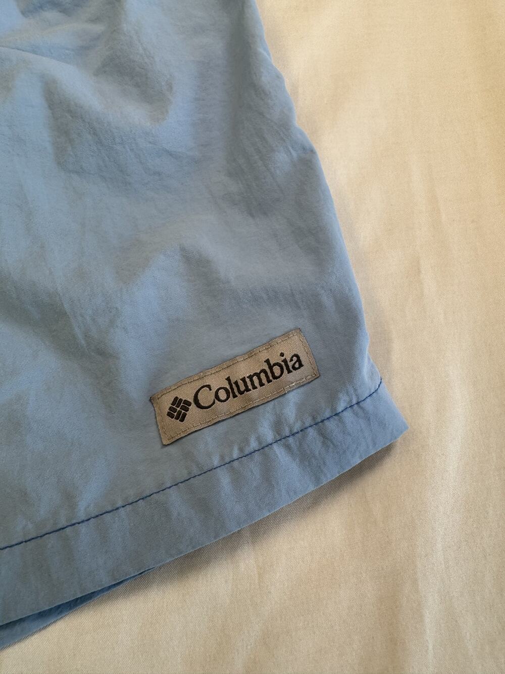 Columbia Men’s Medium Blue Outdoor Hiking Fishing Shorts Mesh Lined